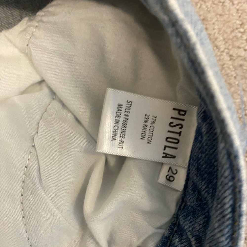 Pistola Distressed Denim Jeans - Picture 8 of 15